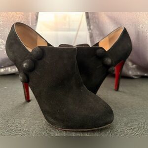 CHRISTIAN LOUBOUTIN Suede Booties